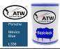 Preview: Porsche, Mexico Blue, L336: 500ml Lackdose, von ATW Autoteile West.